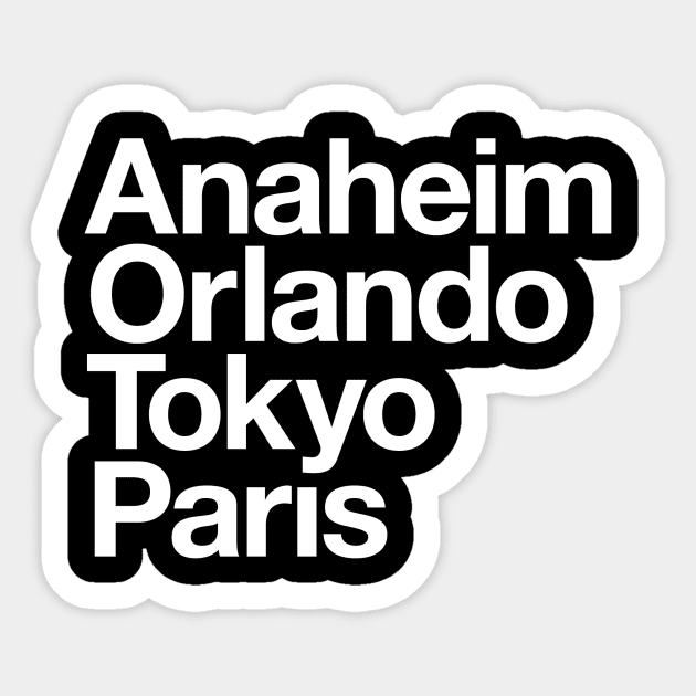 4 Magical Cities Sticker by GoAwayGreen